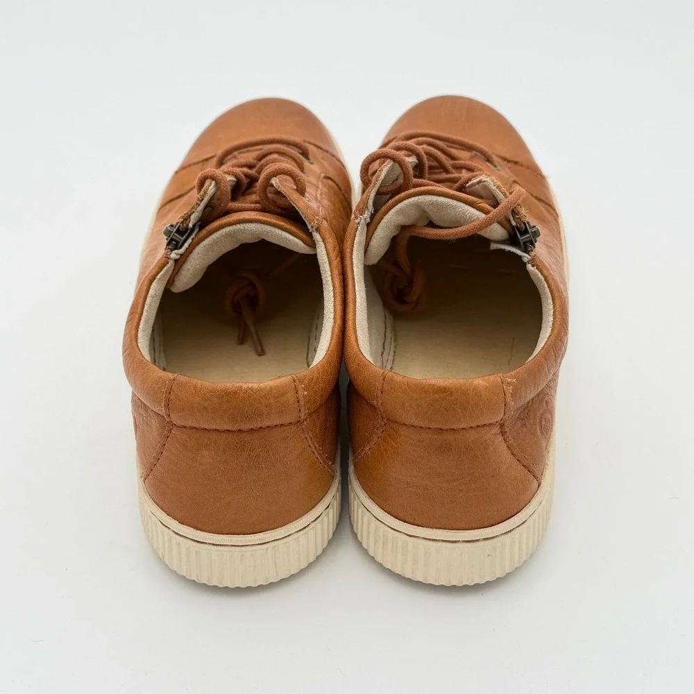 BORN Shoes‎ Women's 11 Zip Lace Up Casual Sneakers Brown